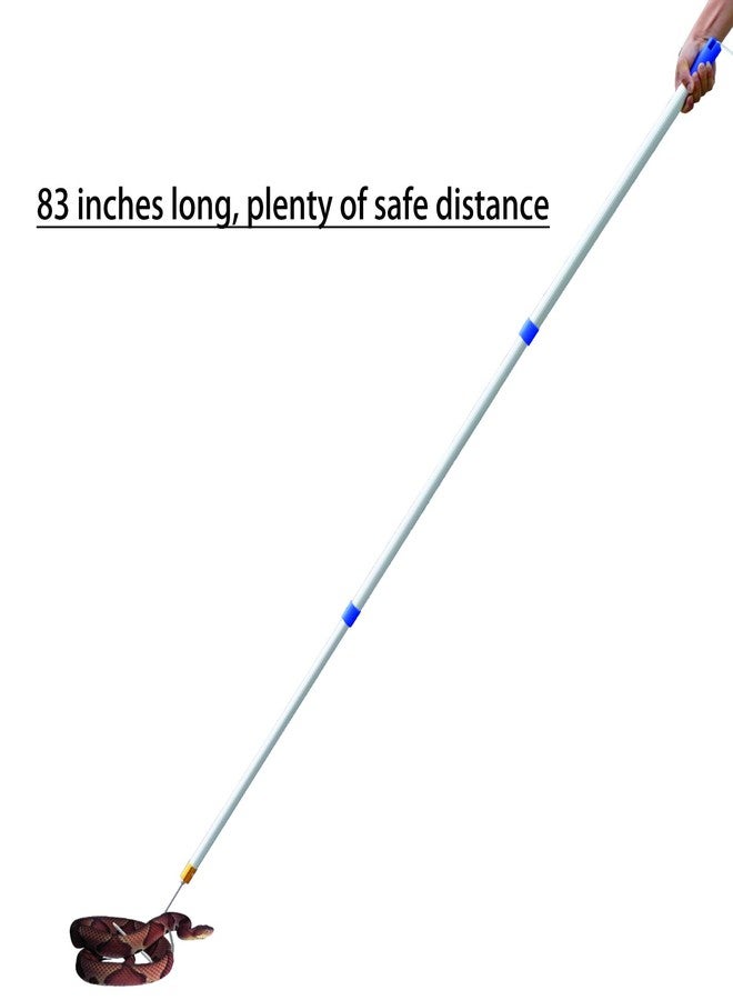 Flowpubs 36"-83" Telescoping Snake Hook - Professional Outdoor/Home Reptile Tool, Aircraft-Grade Aluminum Pole & Stainless Steel Hook, Holds 50lbs - Image 5